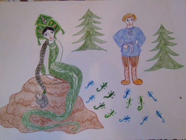 Иллюстрации к сказу медной горы хозяйка 5 класс