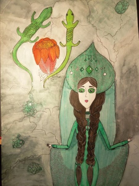 Нарисова хозяйка медной горы