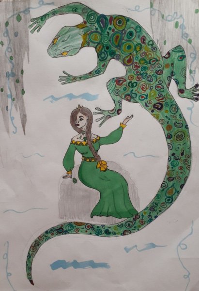 Иллюстрация к сказке хозяйка медной горы 5