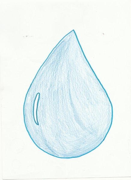 Капля карандашом