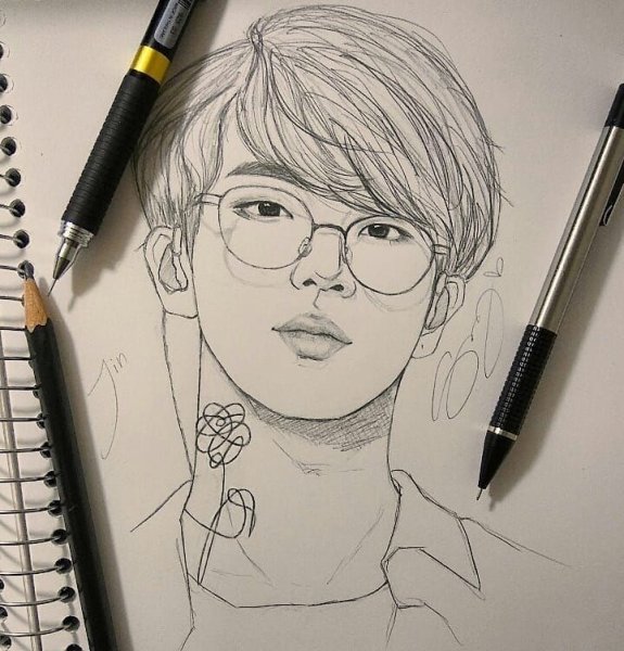 Скетчи Джина БТС