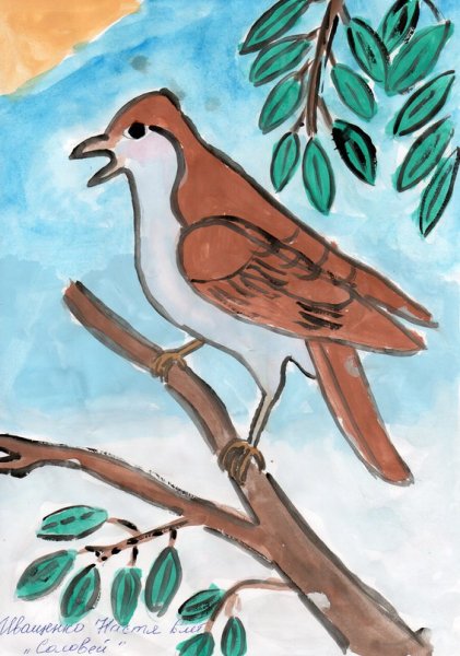 Рисование Соловей