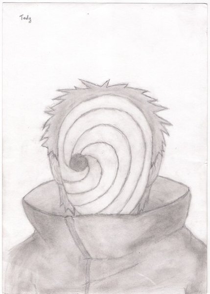 Тоби Наруто нарисовать