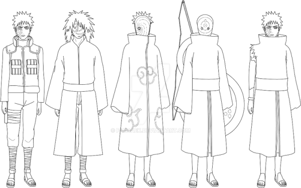 Обито из Наруто в полный рост