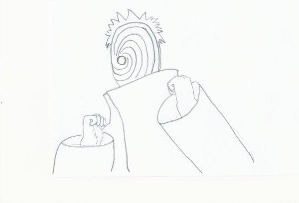 Тоби Обито раскраска