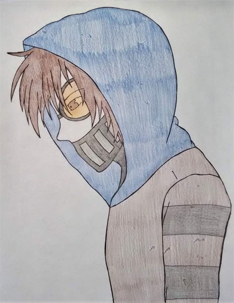 Крипипаста Тикки Тоби нарисовать