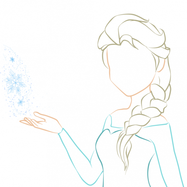 Эльза уроки рисования