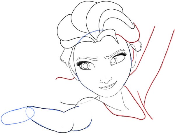 Горы рисунок