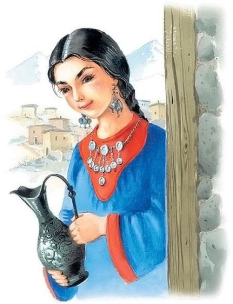 Нарисовать иллюстрацию к рассказу кавказский пленник