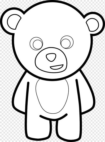 Белый медведь рисунок для детей