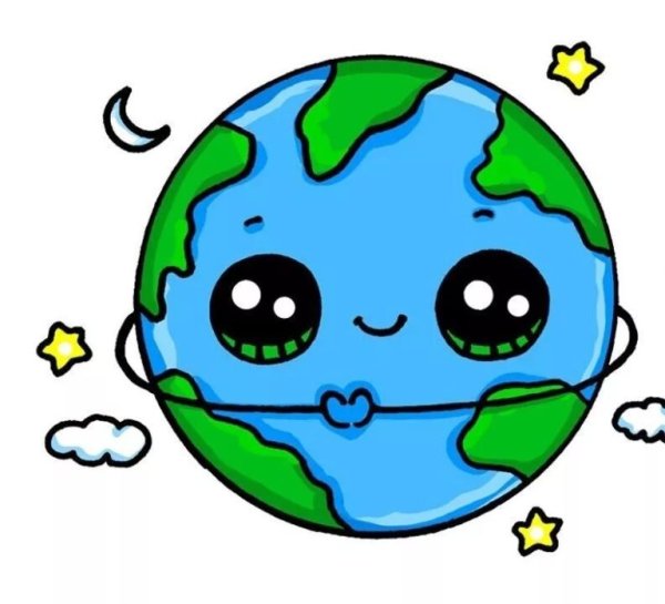 Планета мультяшная
