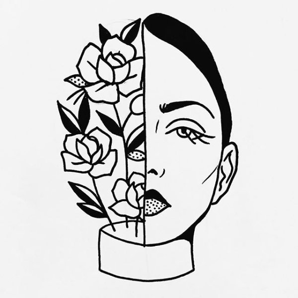 Эстетические рисунки для срисовки