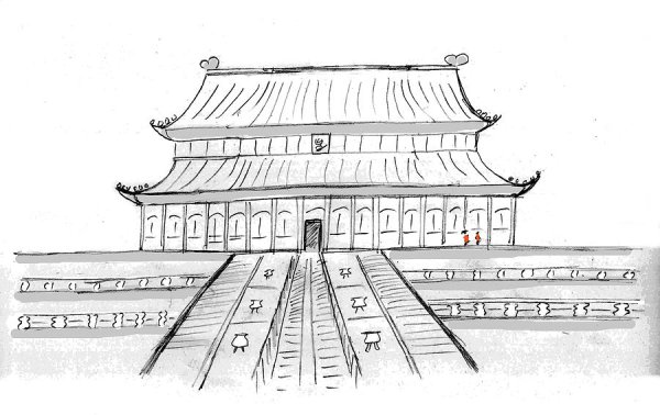 Кицунэ лиса эскиз аниме