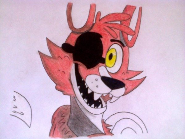 ФНАФ для срисовки Фокси