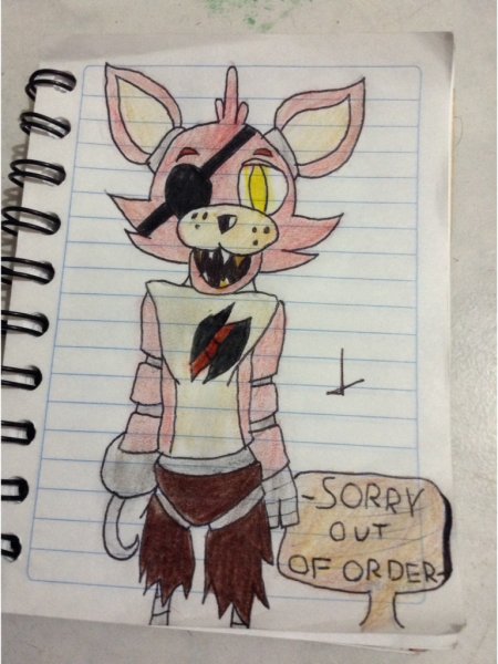 Рисунки Фокси для срисовки лёгкие