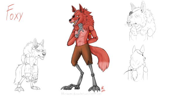 Лёгкие рисунки Фокси