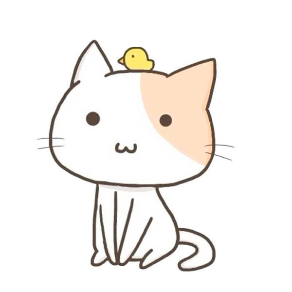 Котик рисунок