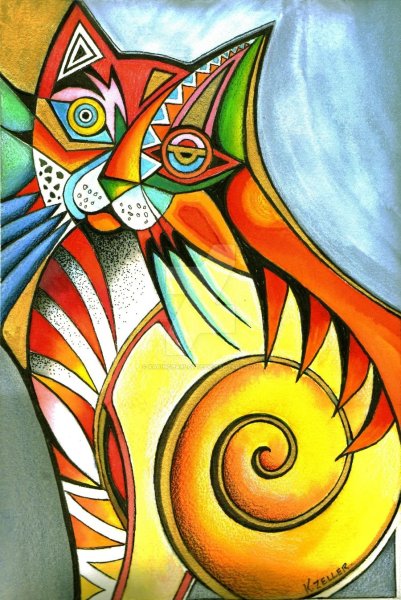 Животные в декоративном стиле