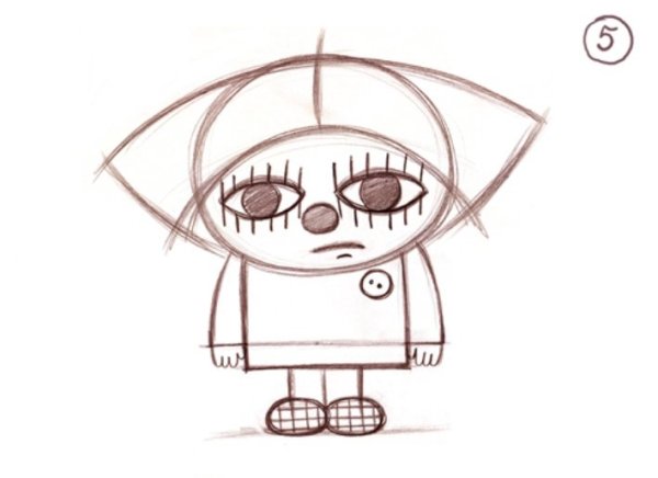 Рисунок домового карандашом