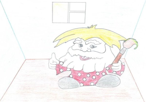 Домовой срисовать