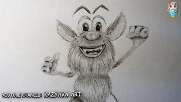 Буба карандашом