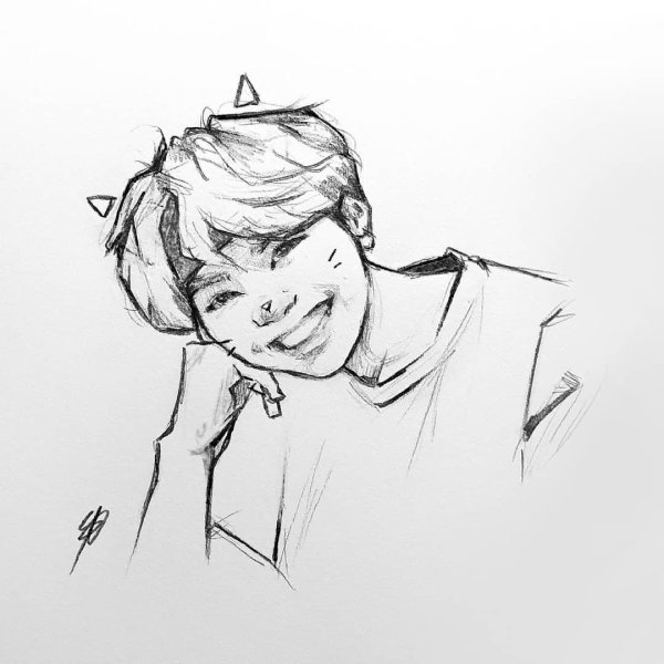 Nikki скетчи БТС