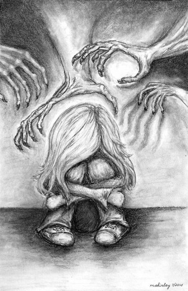 Рисунки для срисовки суицид