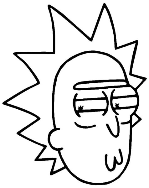 Рик и Морти разукрашка