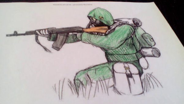 Сталкер для срисовки