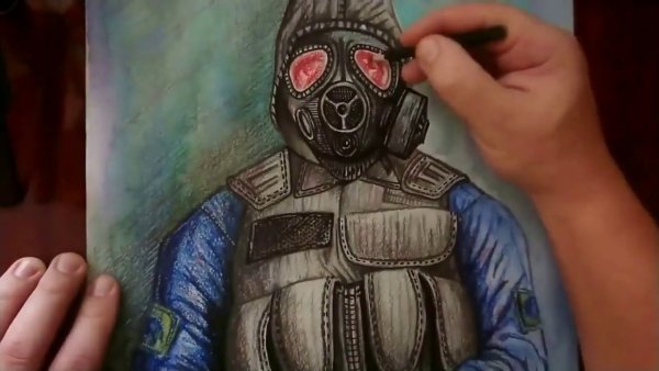 Сталкер рисунки карандашом для срисовки