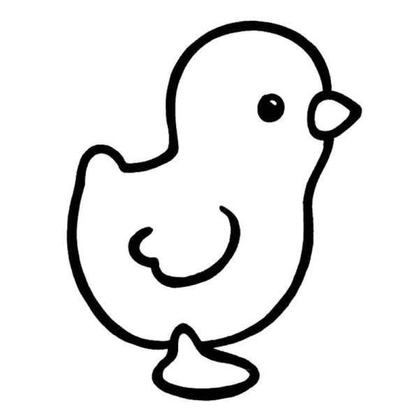 Рисунки для срисовки цыпленок