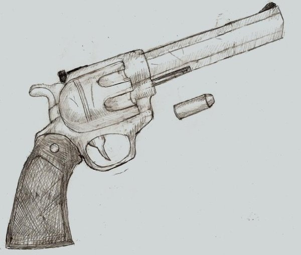 Чертёж пистолета Desert Eagle