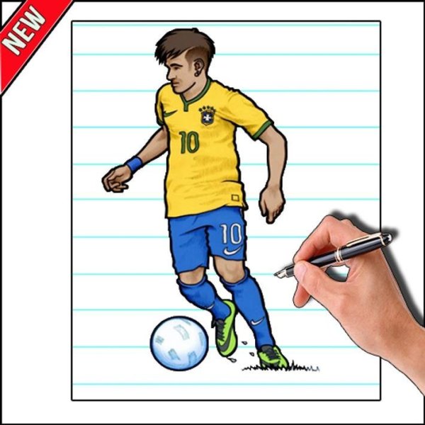 Раскраска футболист Роналдо
