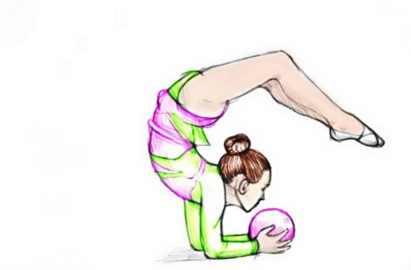 Рисуем маркерами Инстаграм гимнастика