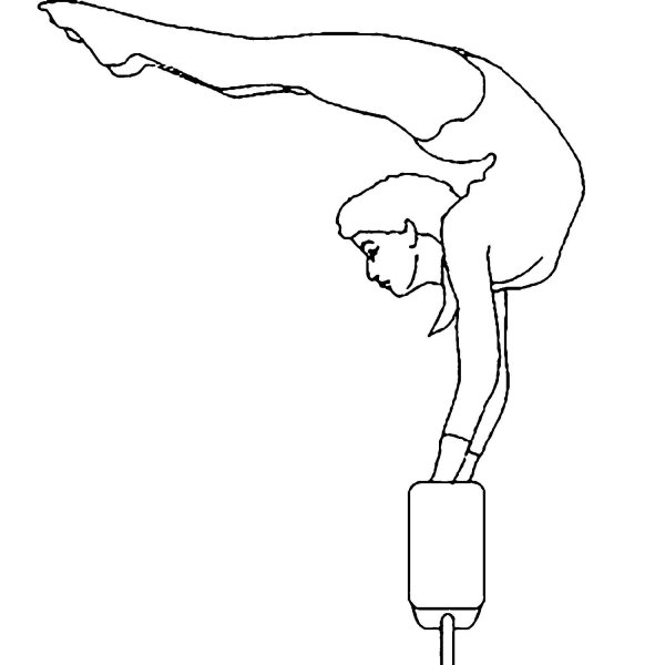 Художественная гимнастика раскраска Аверины