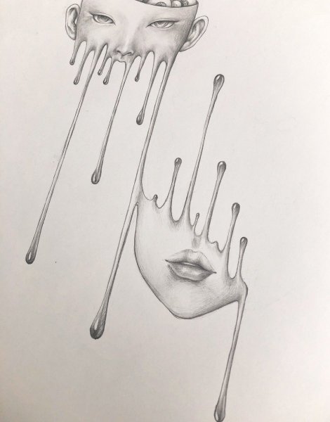 Сюрреализм рисунки карандашом