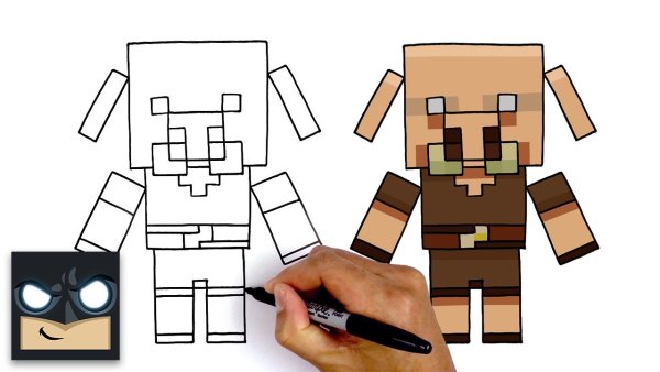 Картинки майнкрафт для срисовки