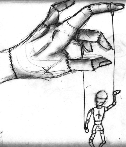 Нарисовать марионетку