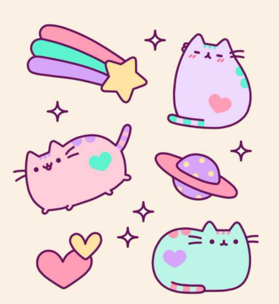 Рисунки для срисовки котики