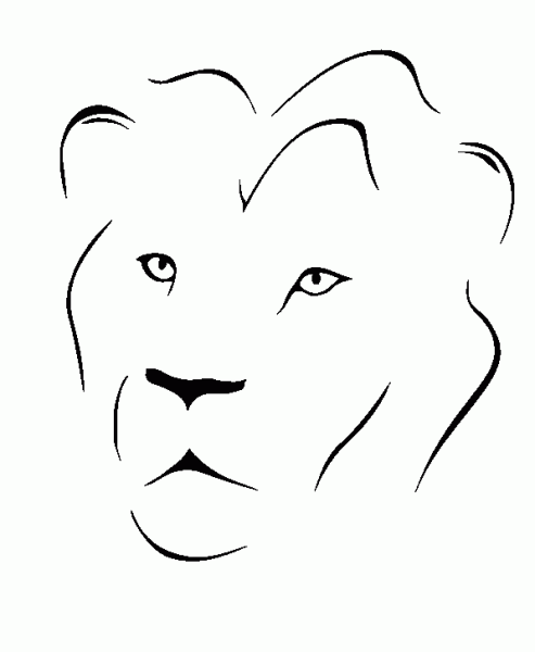 Поэтапное рисование Льва для дошкольников