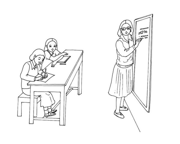 Рисунки карандашом на тетрадке