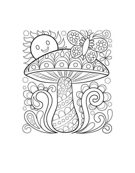 Раскраска антистресс сердечко