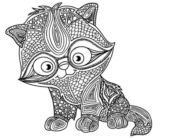 Раскраски антистресс простые