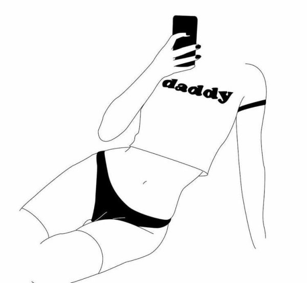 Девушки карандашом в скетчбуке