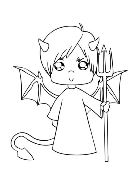 Рисунки карандашом ангелов и демонов