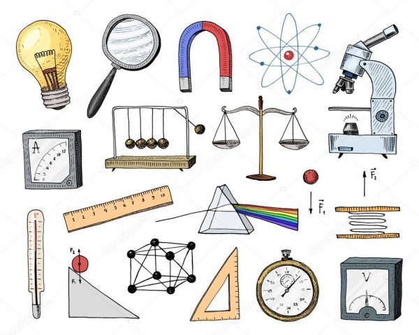 Украшение для тетрадки по физике