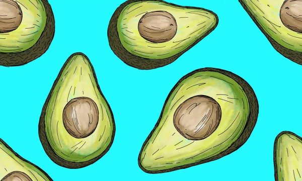 Нарисовать авокадо