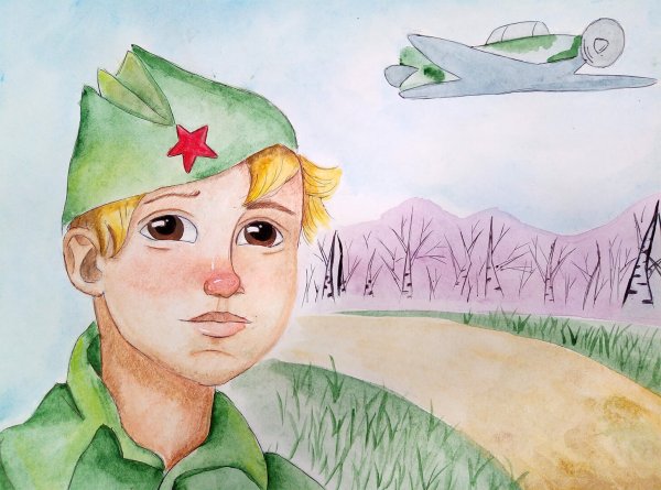 Рисунок на тему сын полка