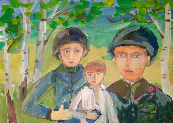 Сын полка рисунок