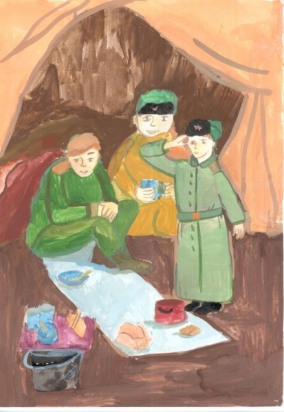 Сын полка рисунок